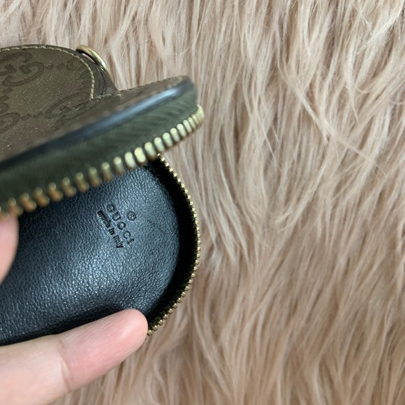 -SOLD- Gucci heart monogram coin pouch men wallet - Picture 5 of 5